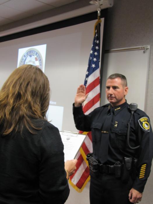 City Of Coeur Dalene New Police Chief Sworn In 7281