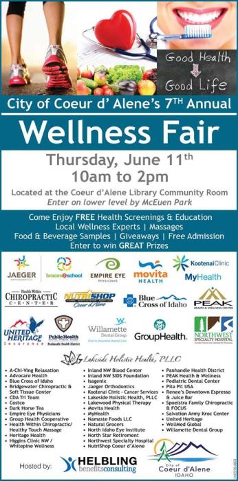 City of Coeur d'Alene - Hundreds attend 6th Annual Wellness Fair